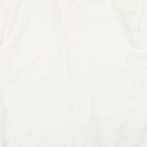 NEXT Mens White    Button-Up Size L