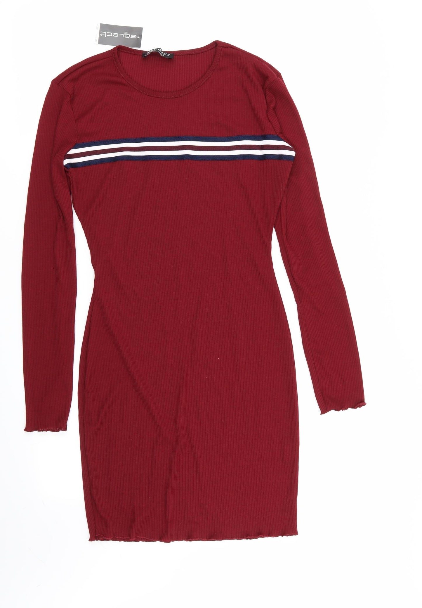 Select Womens Red   T-Shirt Dress  Size 10