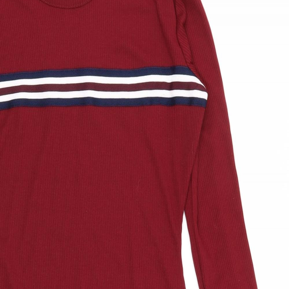 Select Womens Red   T-Shirt Dress  Size 10
