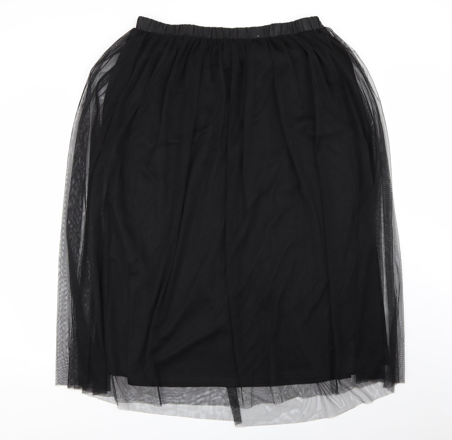 Primark Womens Black   Flare Skirt Size 18  - Stretch waistband