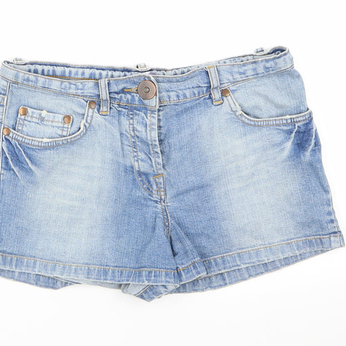 Papaya Womens Blue   Hot Pants Shorts Size 10