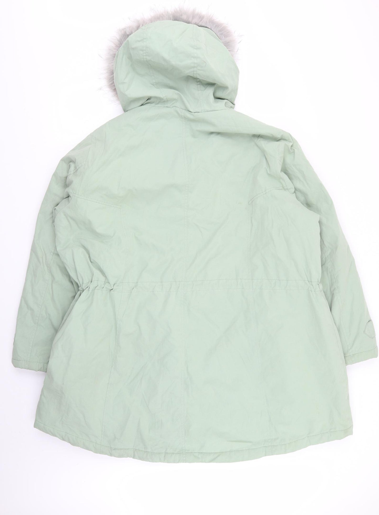 Asda George Womens Green   Parka Coat Size 2XL