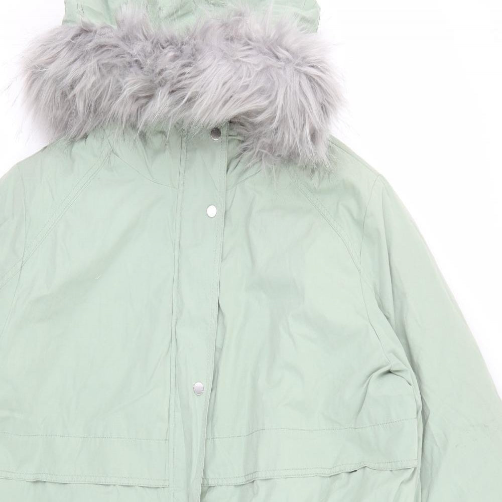 Asda George Womens Green   Parka Coat Size 2XL