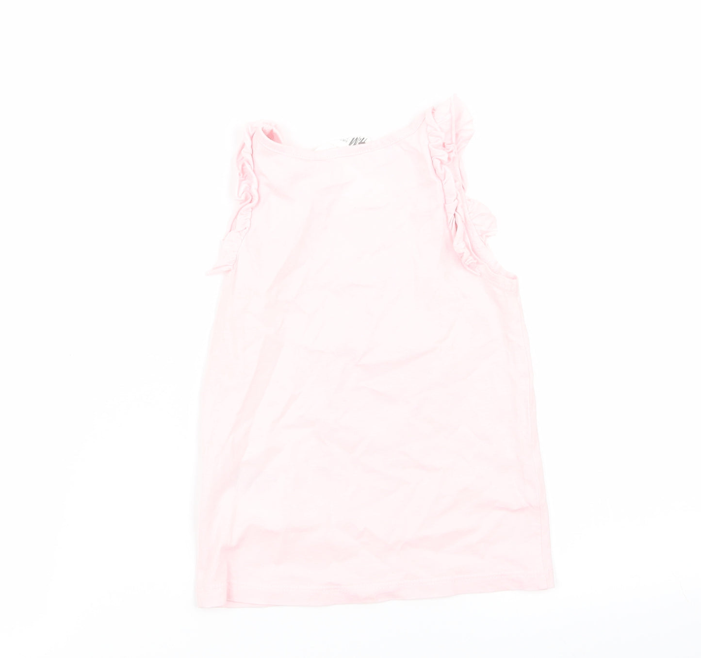 H&M Girls Pink   Basic Tank Size 3-4 Years