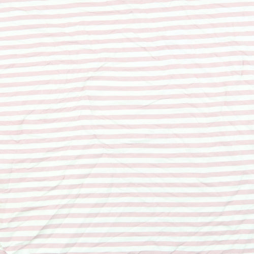 must of lovers Womens Multicoloured Striped  Basic T-Shirt Size L