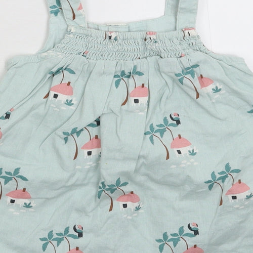 Marks and Spencer Girls Green   Fit & Flare  Size 9-12 Months