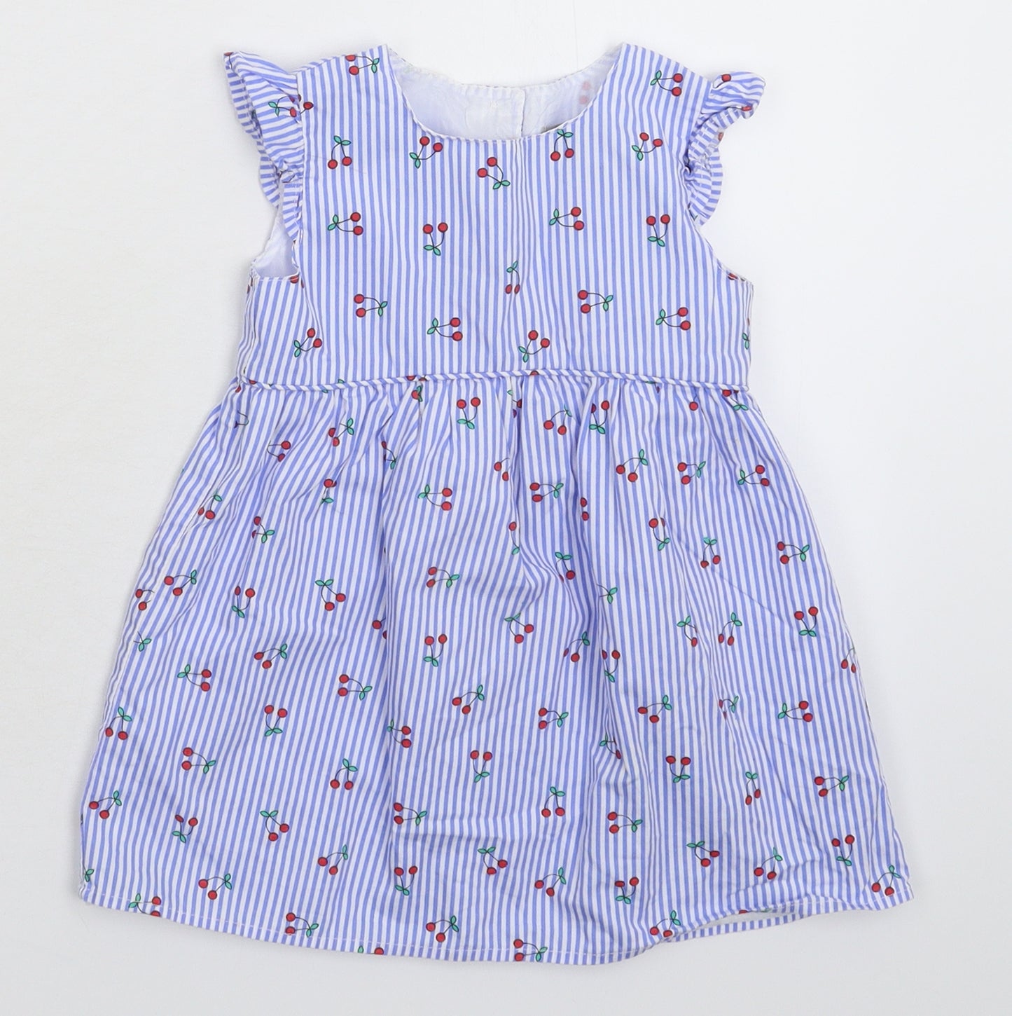 Primark Girls Multicoloured Striped  Shirt Dress  Size 12-18 Months