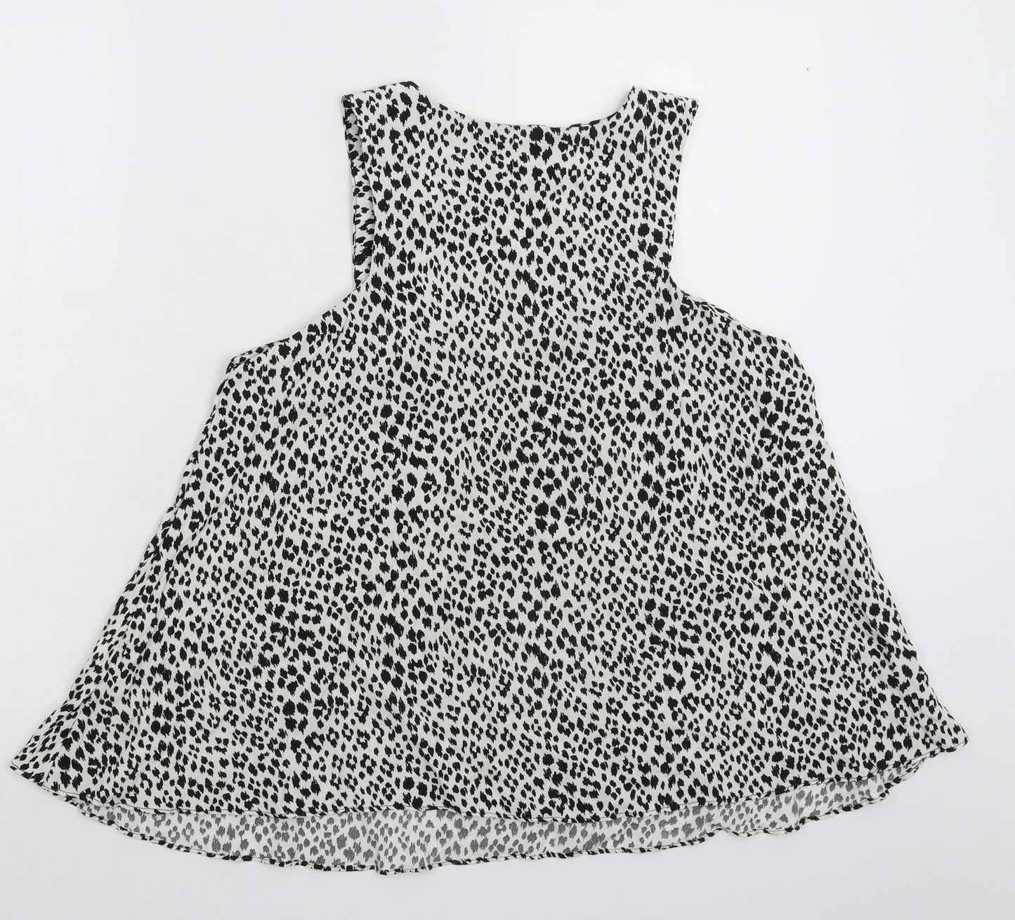 Zara Womens Multicoloured Animal Print  Basic Blouse Size S