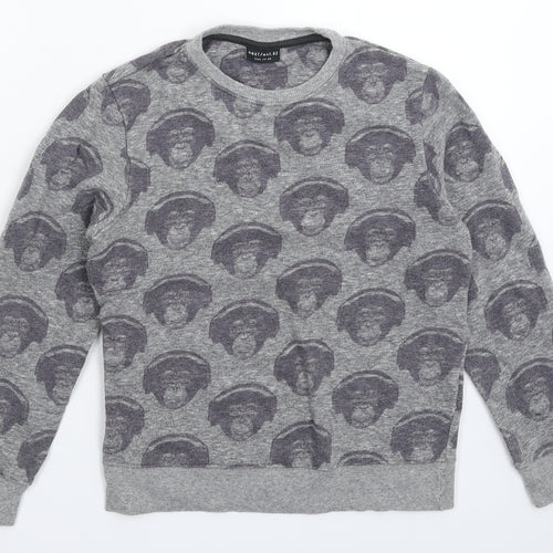 NEXT Boys Grey   Pullover Sweatshirt Size 10 Years