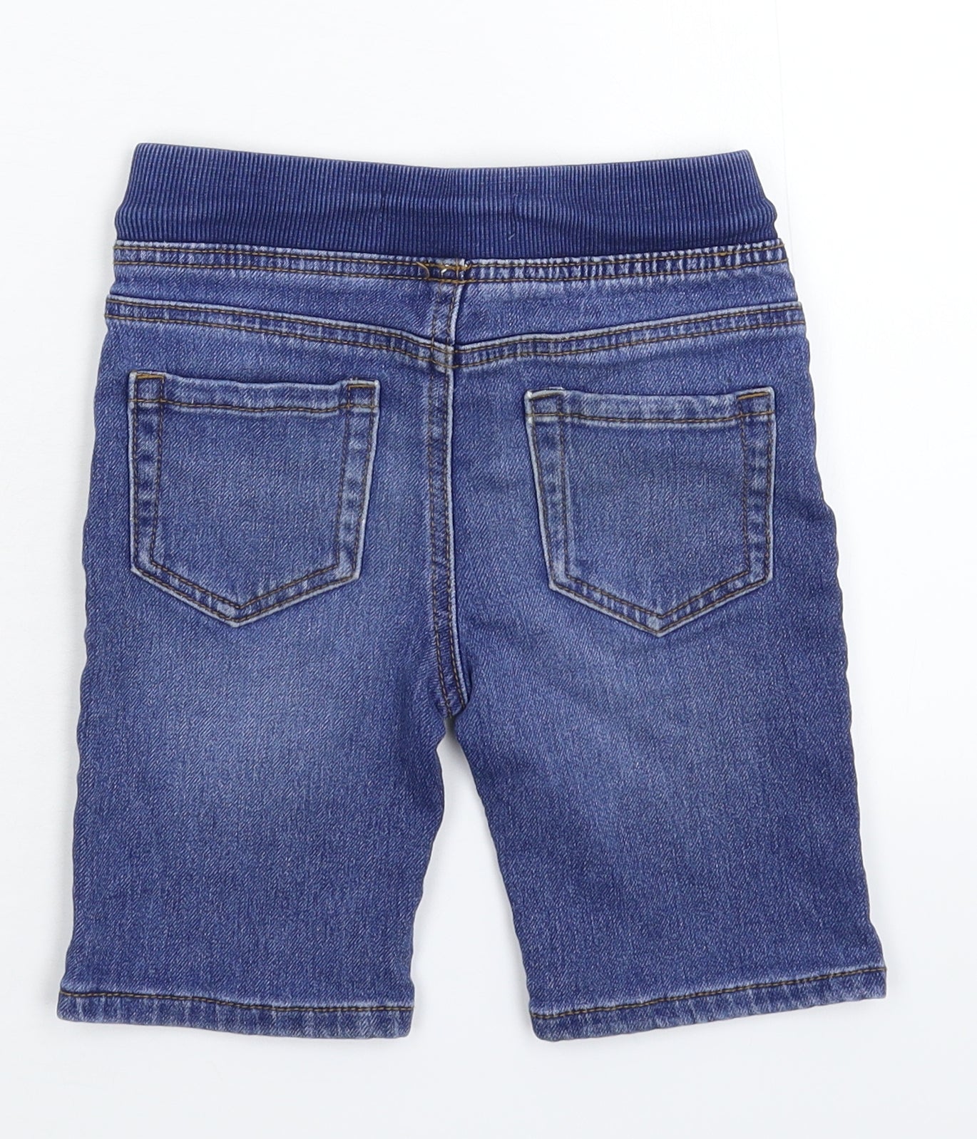 Denim & Co. Boys Blue  Denim Bermuda Shorts Size 6-7 Years