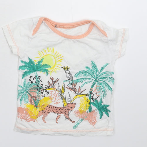 Avon Baby White   Basic T-Shirt Size 18-24 Months