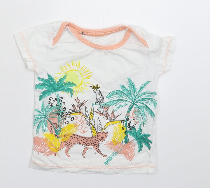Avon Baby White   Basic T-Shirt Size 18-24 Months