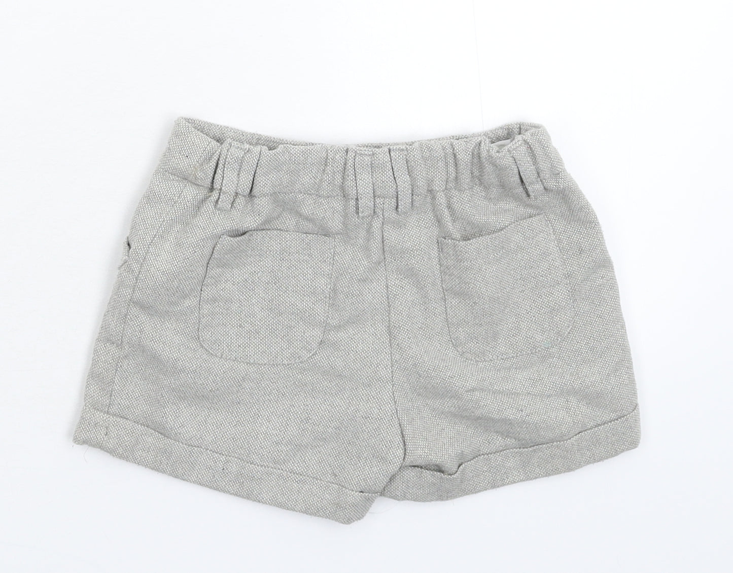 F&F Girls Grey   Hot Pants Shorts Size 5-6 Years
