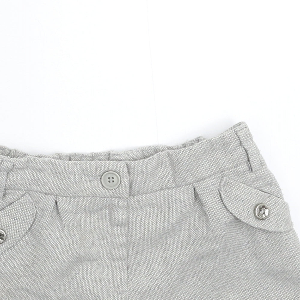 F&F Girls Grey   Hot Pants Shorts Size 5-6 Years