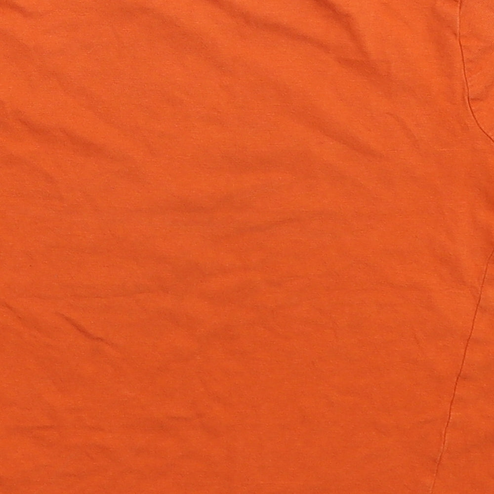 Primark Boys Orange   Basic T-Shirt Size 5-6 Years