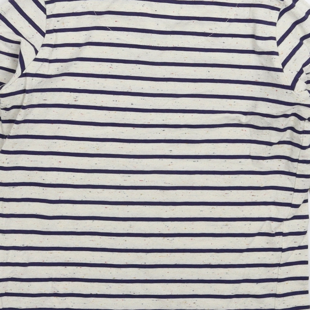John Lewis Boys Multicoloured Striped  Basic T-Shirt Size 7 Years