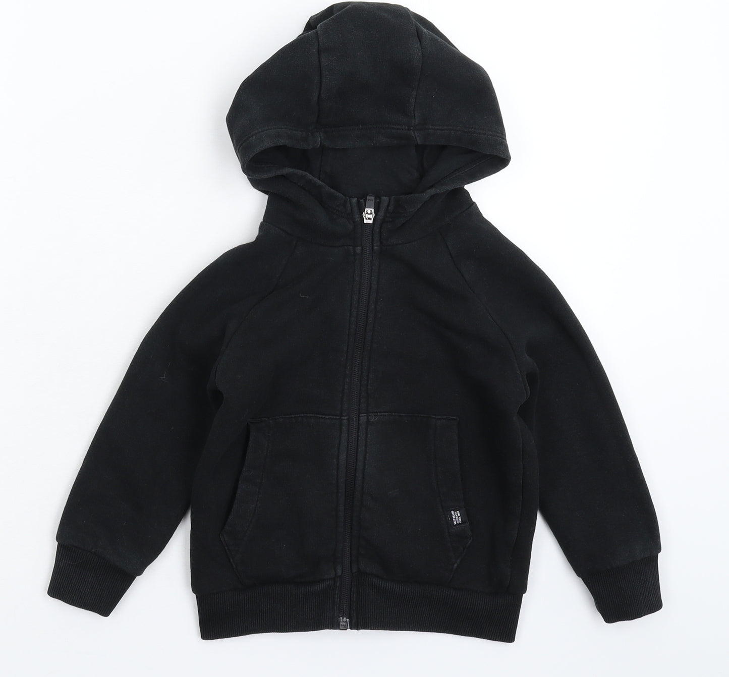 NEXT Boys Black   Full Zip Hoodie Size 3 Years