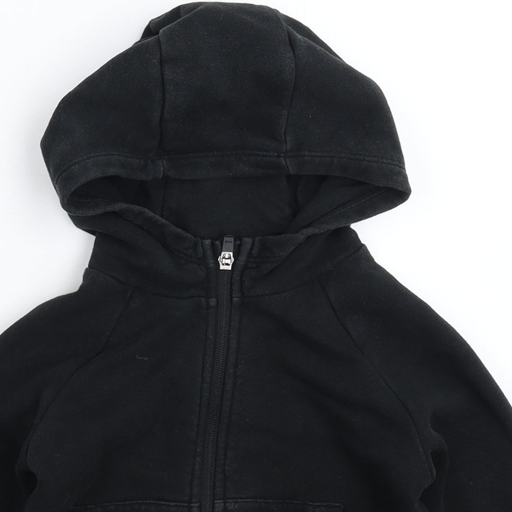 NEXT Boys Black   Full Zip Hoodie Size 3 Years