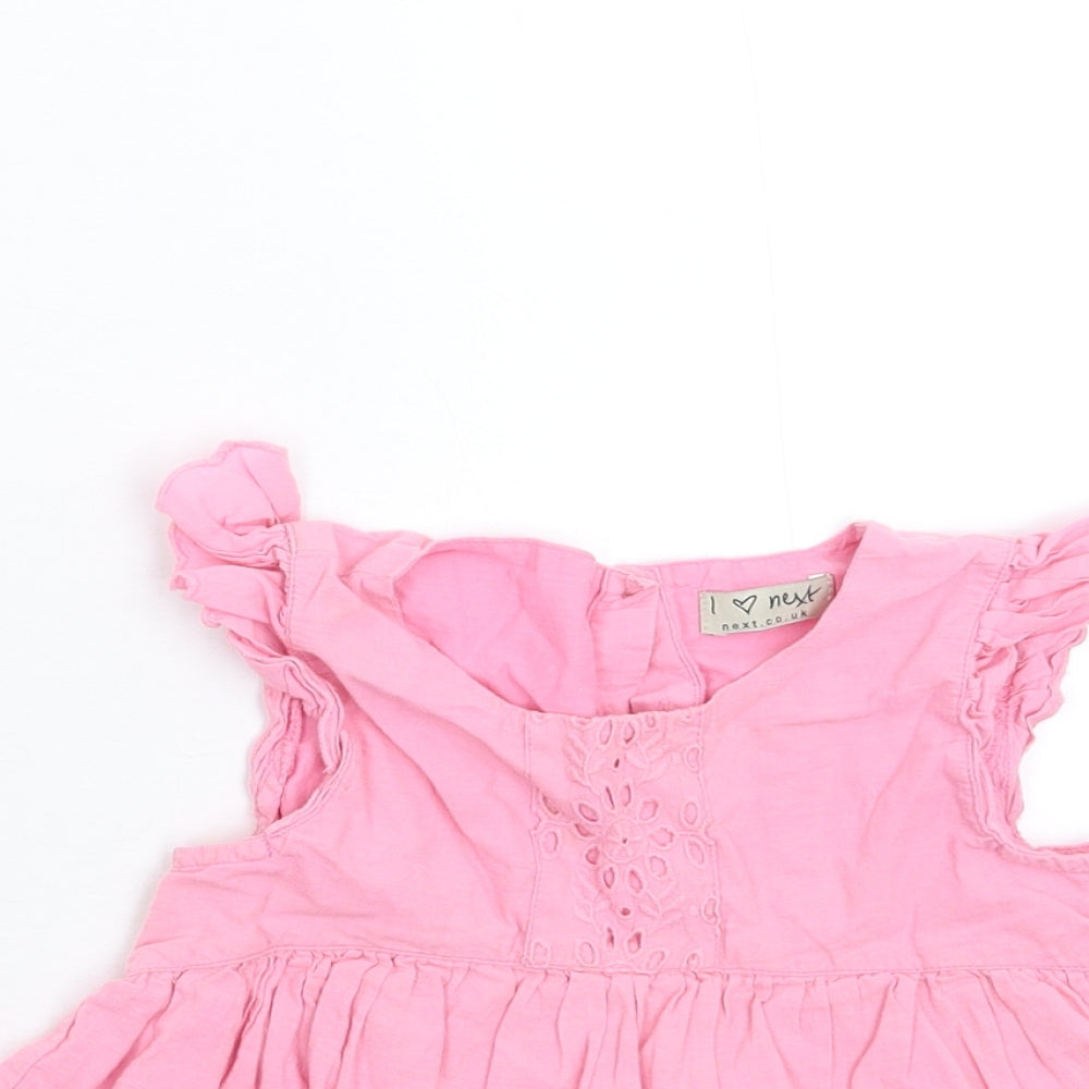 NEXT Girls Pink   Fit & Flare  Size 2-3 Years