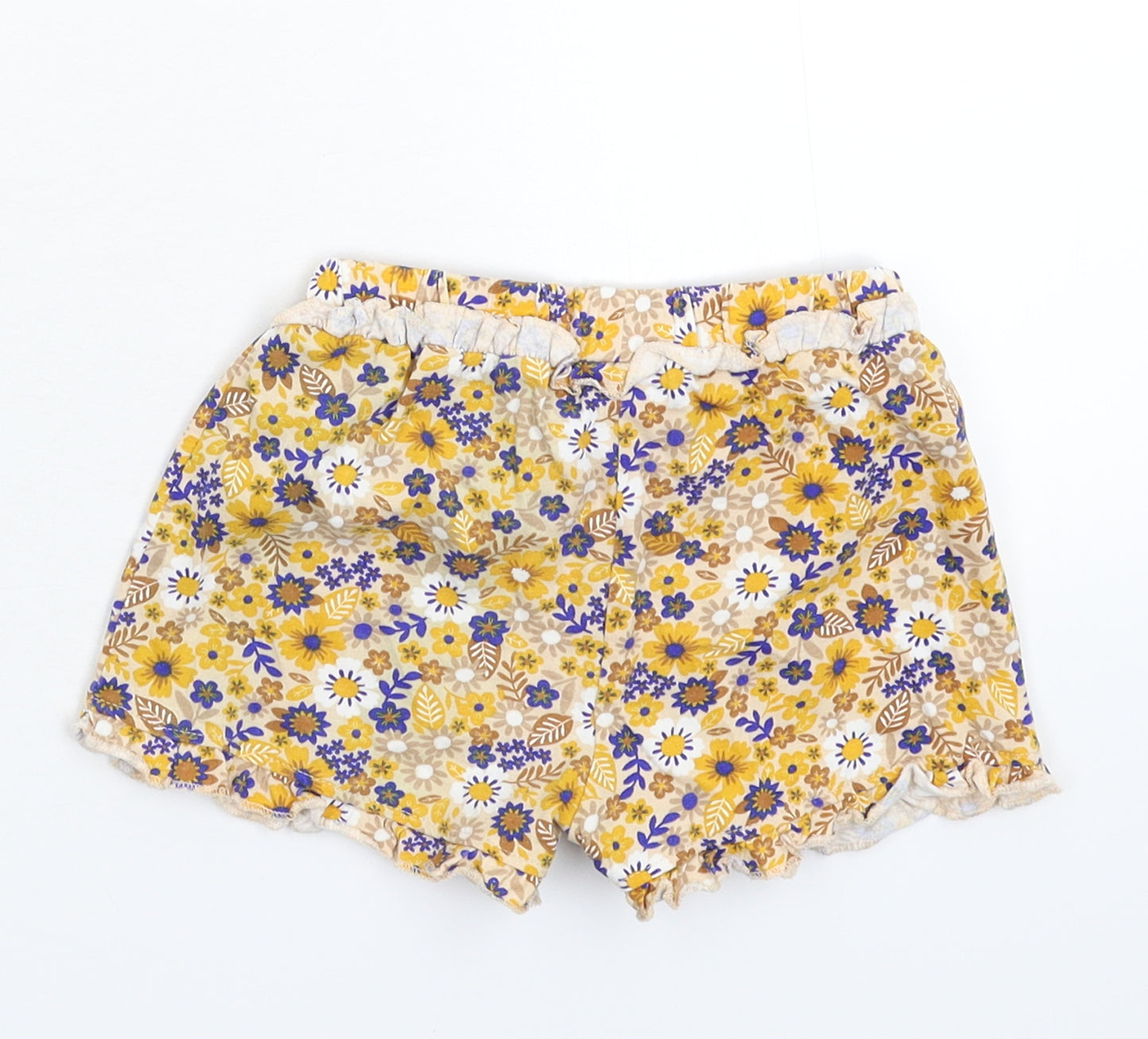 TU Girls Multicoloured Floral  Hot Pants Shorts Size 2-3 Years