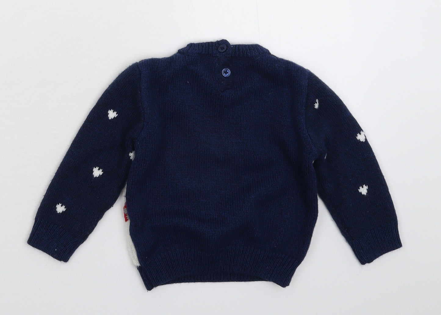 NEXT Baby Blue  Knit Pullover Jumper Size 12-18 Months