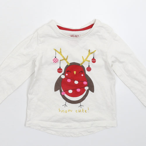 Matalan Baby White   Basic T-Shirt Size 12-18 Months