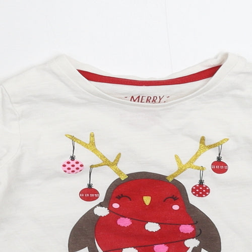 Matalan Baby White   Basic T-Shirt Size 12-18 Months