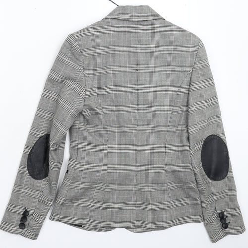 Atmosphere Womens Grey Check  Jacket Suit Jacket Size 8