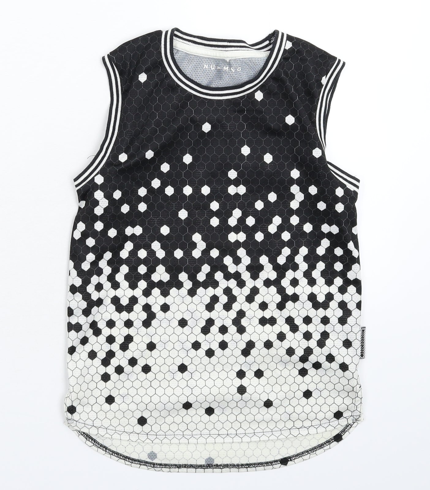 Nutmeg Boys Multicoloured Geometric  Basic Tank Size 6-7 Years