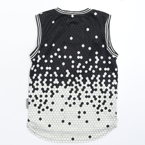 Nutmeg Boys Multicoloured Geometric  Basic Tank Size 6-7 Years