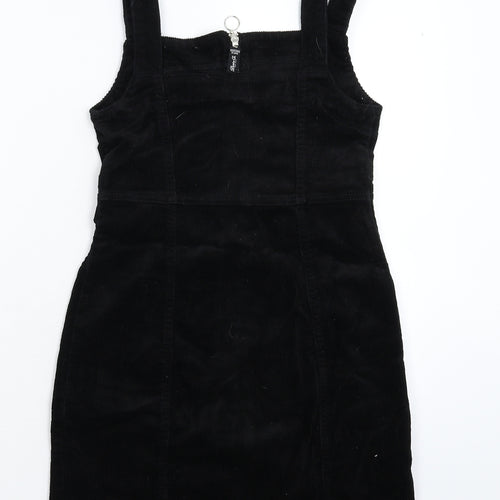 Denim & Co. Womens Black  Corduroy Mini  Size 8