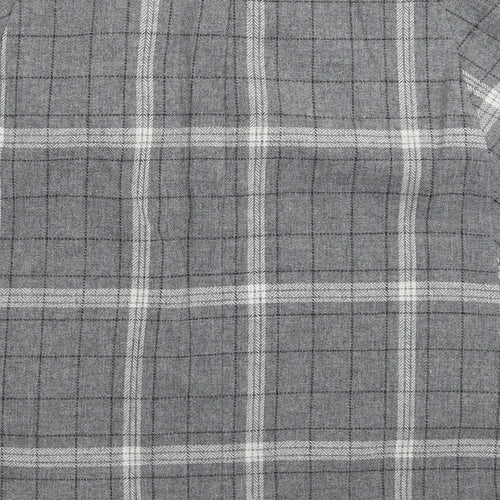 Laura Ashley Womens Grey Check  A-Line Skirt Size 20