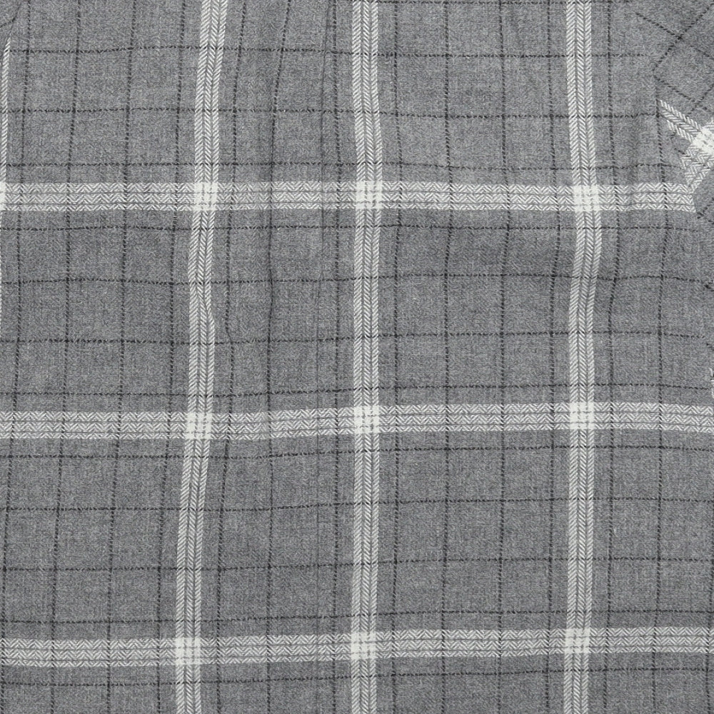 Laura Ashley Womens Grey Check  A-Line Skirt Size 20