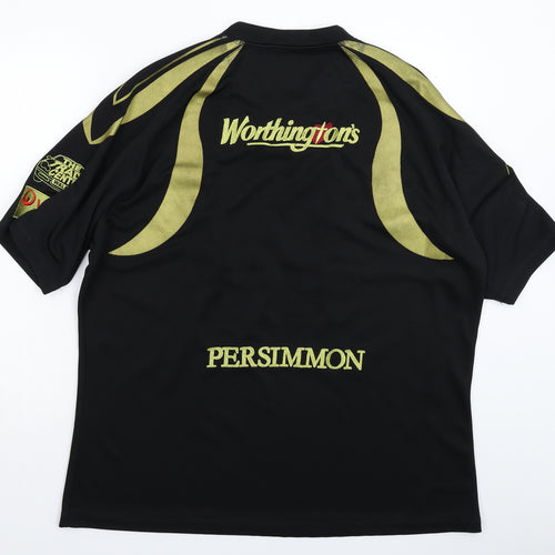 Maxi Muscle Mens Black   Jersey T-Shirt Size 3XL  - Rugby