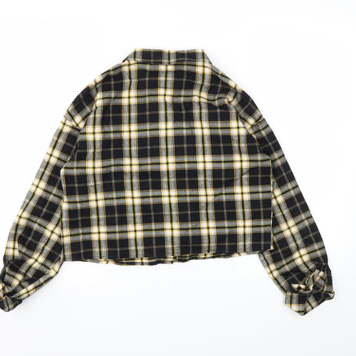 New Look Girls Multicoloured Check  Basic T-Shirt Size 14 Years