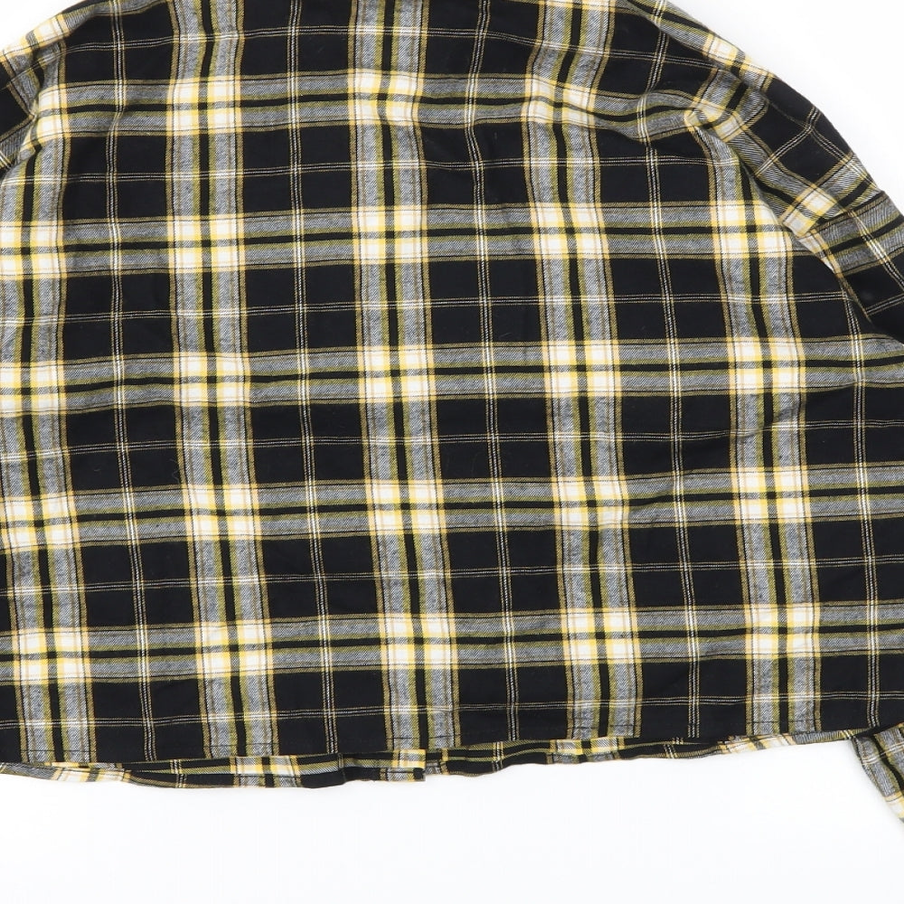 New Look Girls Multicoloured Check  Basic T-Shirt Size 14 Years