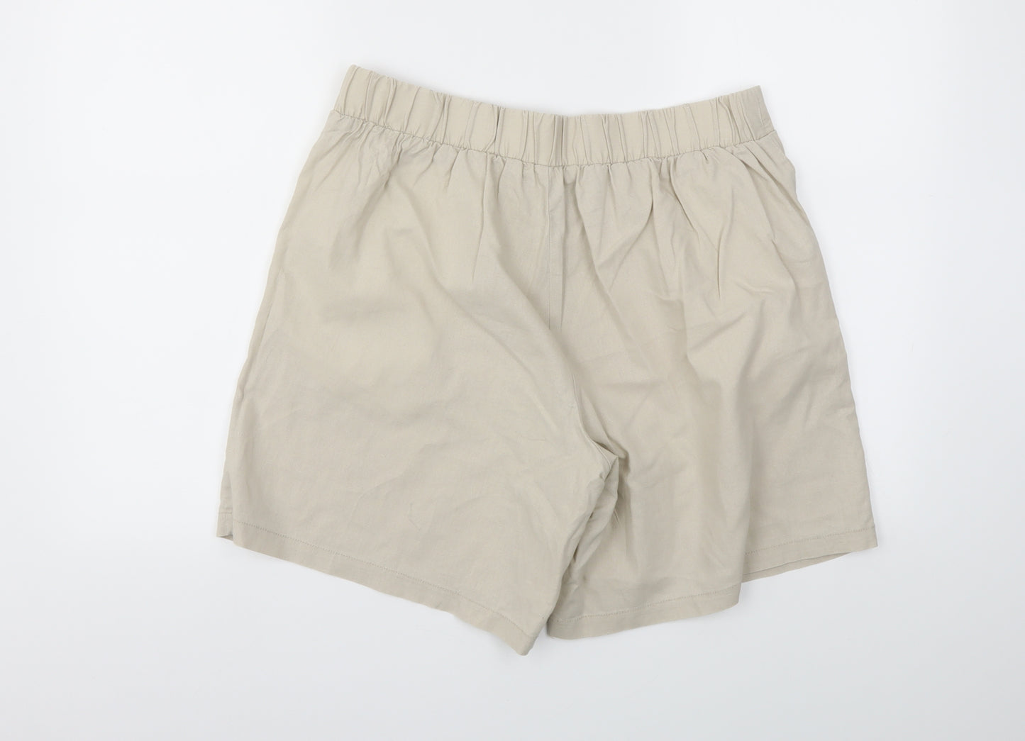 ANKO Womens Beige   Cut-Off Shorts Size 14 - Stretch waistband