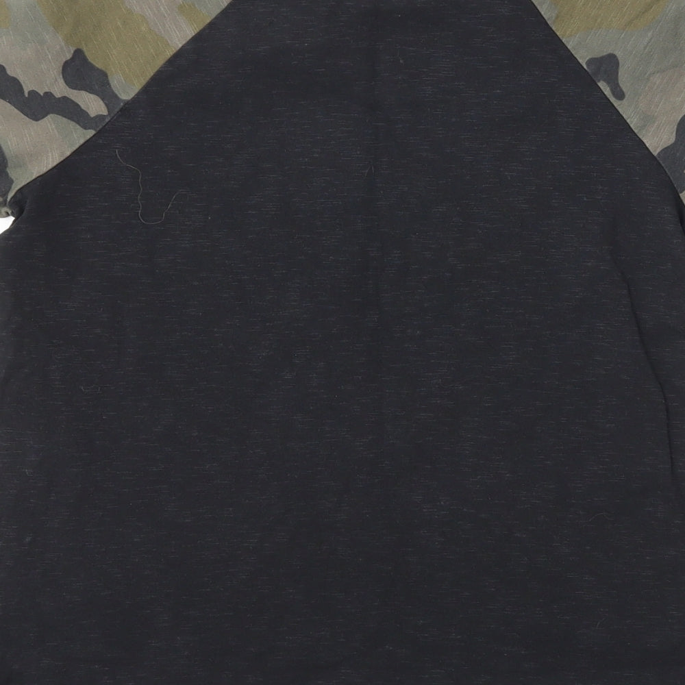 NEXT Boys Black Camouflage  Basic T-Shirt Size 9 Years