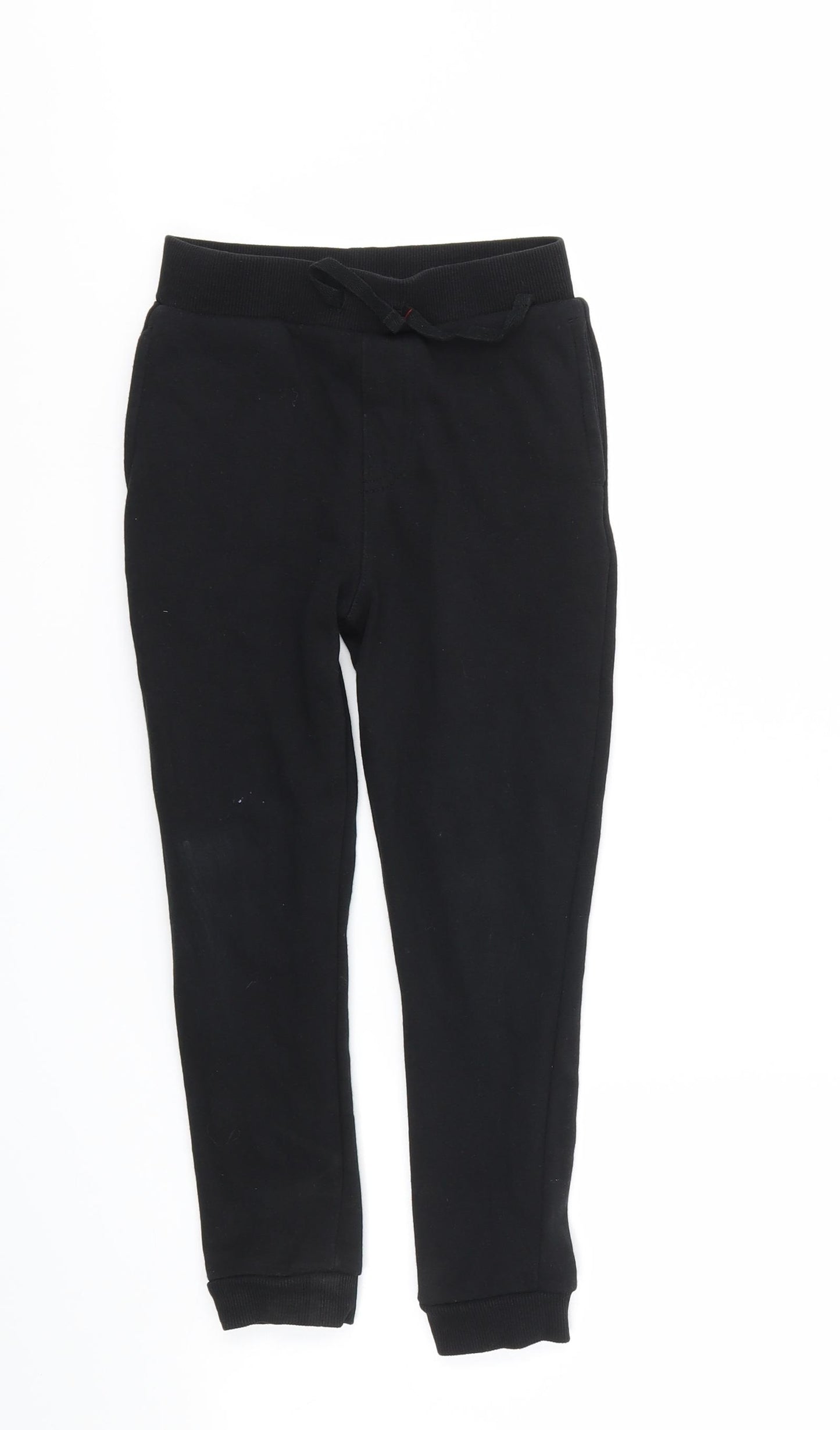 George Boys Black   Jogger Trousers Size 5-6 Years