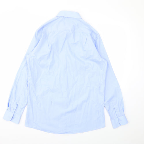 George Mens Blue    Dress Shirt Size 15