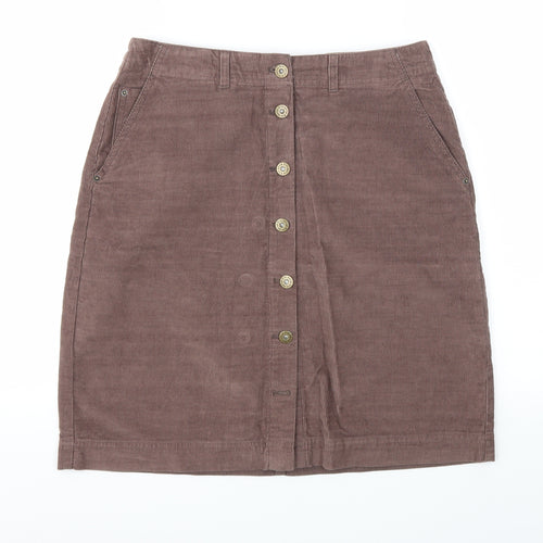 WORLD FISH  Womens Brown   A-Line Skirt Size 10