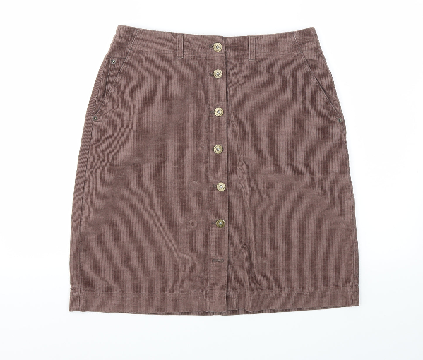 WORLD FISH  Womens Brown   A-Line Skirt Size 10