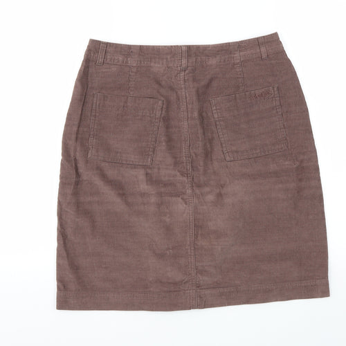 WORLD FISH  Womens Brown   A-Line Skirt Size 10