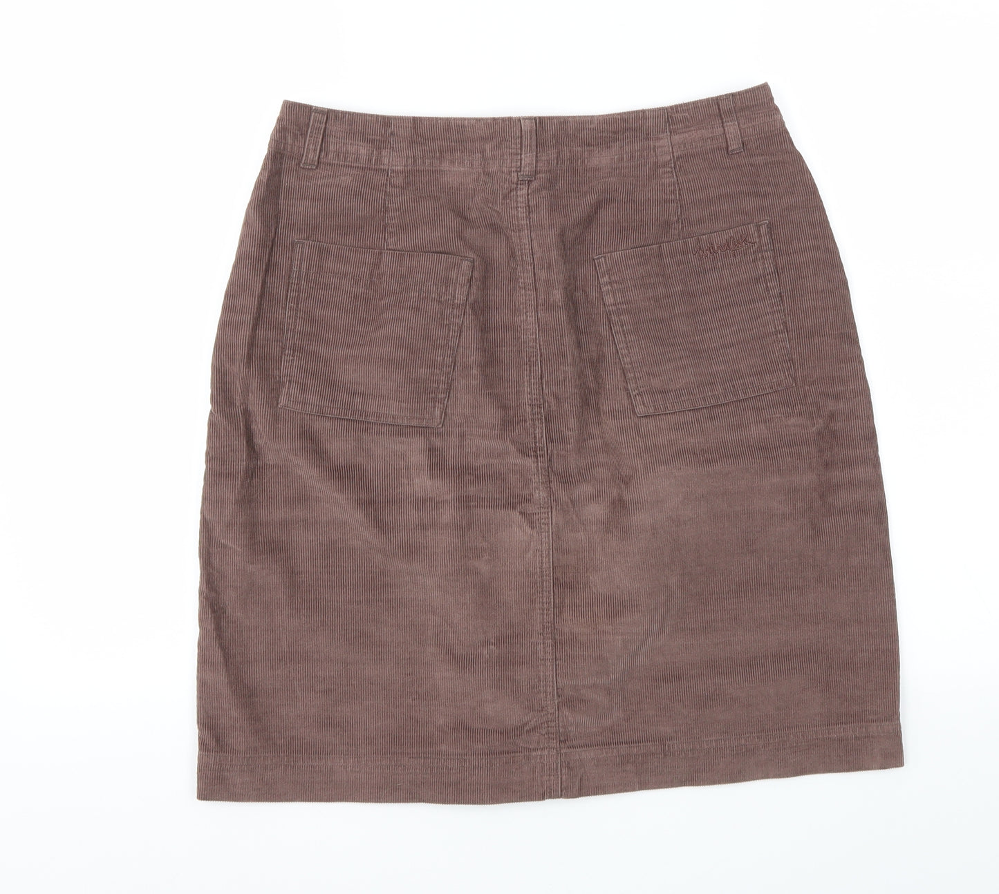 WORLD FISH  Womens Brown   A-Line Skirt Size 10