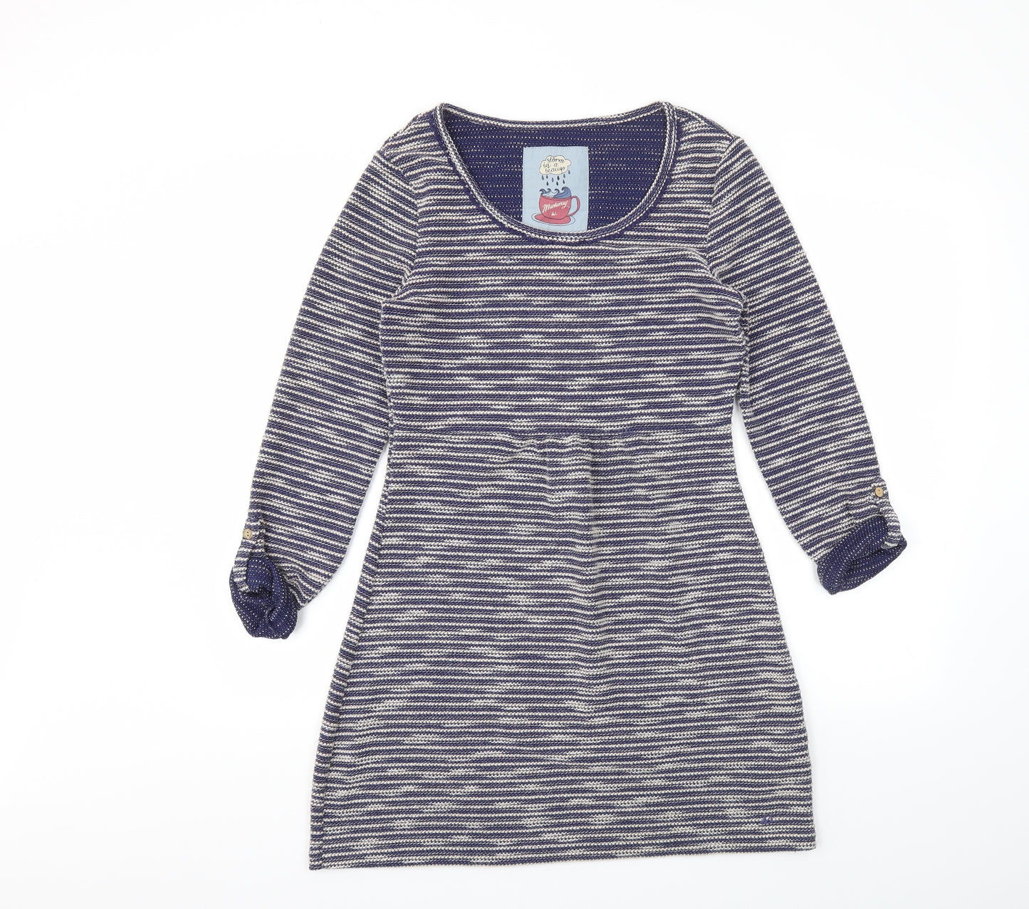 Debenhams Womens Blue   Jumper Dress  Size 10
