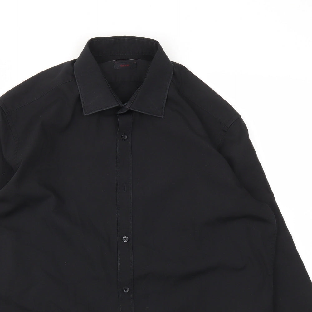 Debenhams Mens Black    Dress Shirt Size 15.5