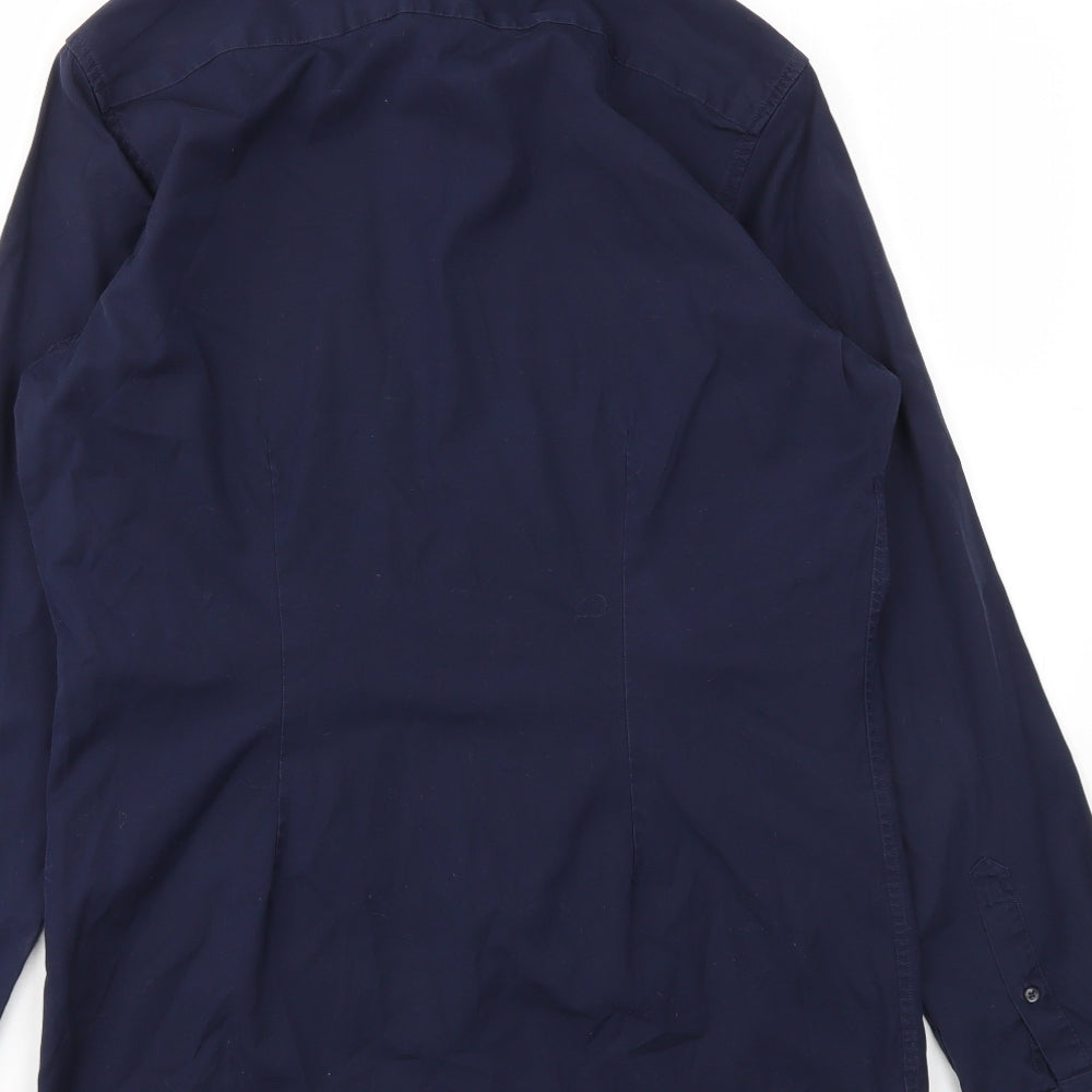 NEXT Mens Blue    Dress Shirt Size 15.5