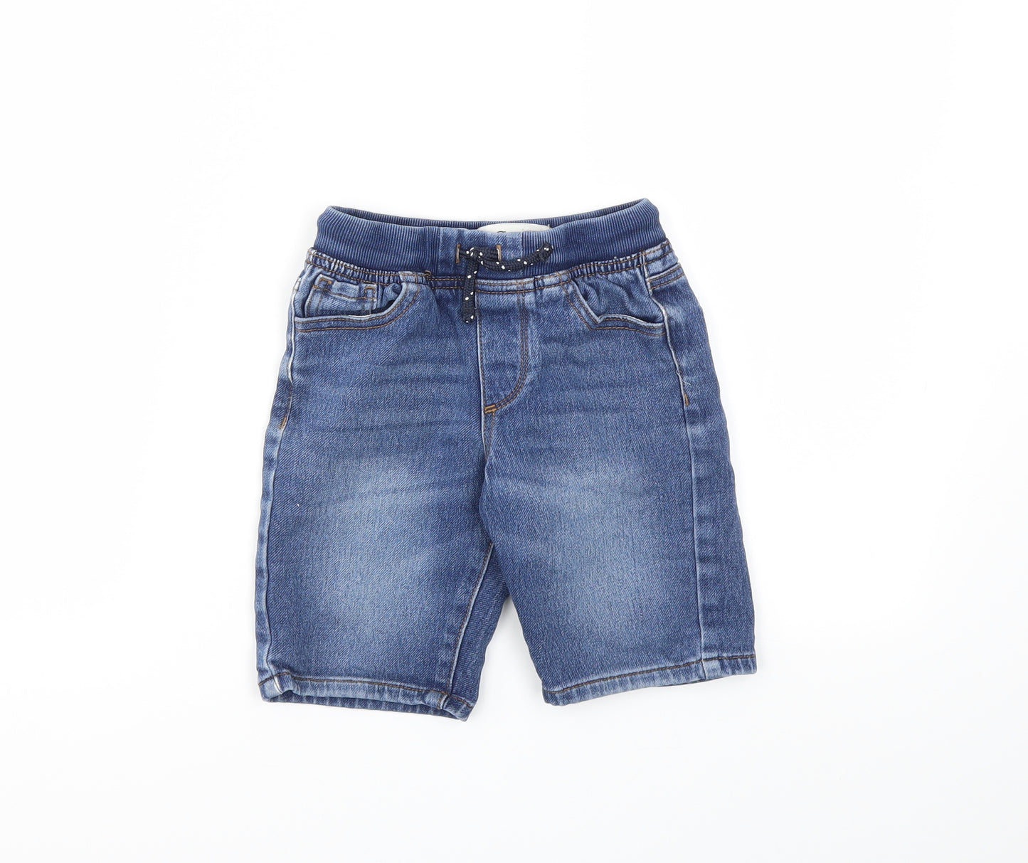 DENIM&CO Boys Blue   Cargo Shorts Size 5-6 Years