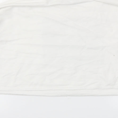 New Look Girls White   Pullover Hoodie Size 14-15 Years