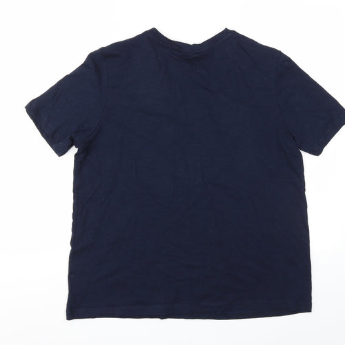 M&S Womens Blue   Basic T-Shirt Size 14